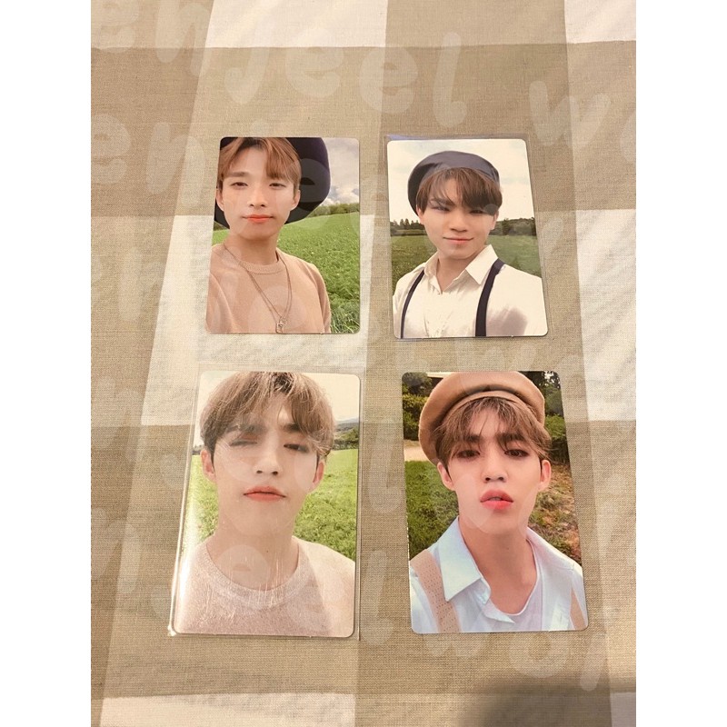 An ode Photocard ( Woozi beret, Scoups beret, DK beret, Scoups )