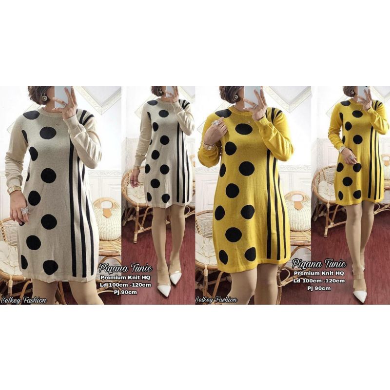 kaos rajut tunic piqana tunic import