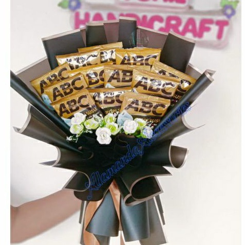 

kopi ABC susu/buket kopi saset/ bunga tangan/ buket uang/bouquet