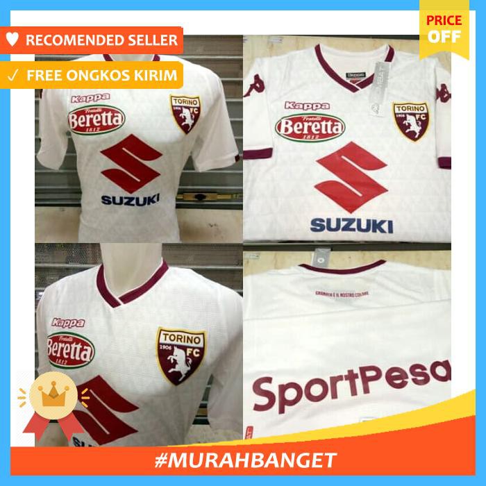 jersey bola torino away 2018/2019 grade ori