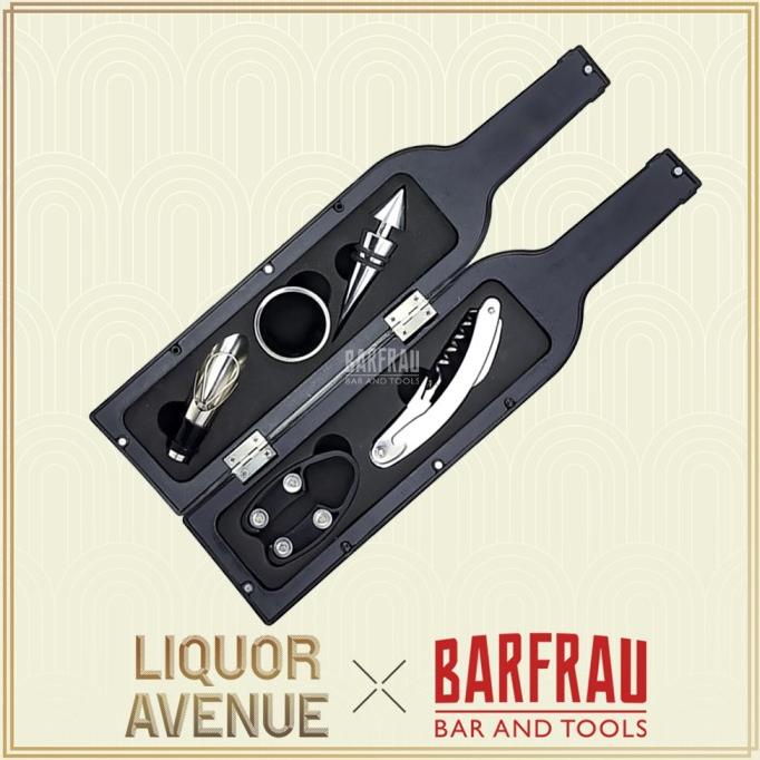 

Barfrau Wine Bottle Accessories Gift Set Alat Pembuka Botol Corkscrew Sale