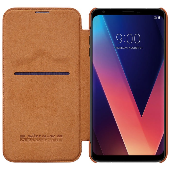 Flip Cover LG V30 Nillkin Qin Leather Flip Case Original