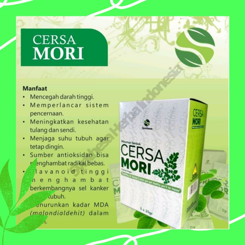 

CERSA MORI DAUN KELOR MORINGA BIOHERBA HERBAL ORGANIK PROBIOTIK ENZIMATIK - SYNTHESA HERBA