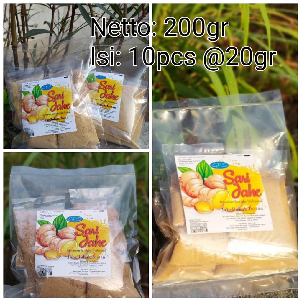 

Sari Jahe/Jahe Bubuk/Jahe Merah/Jahe Emprit 10pc