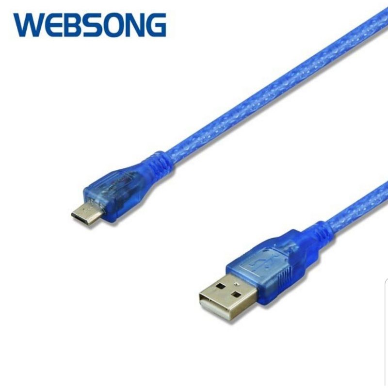 Kabel USB A Male to USB Micro B Male 30CM, 1.5M, 3M, 5M WEBSONG