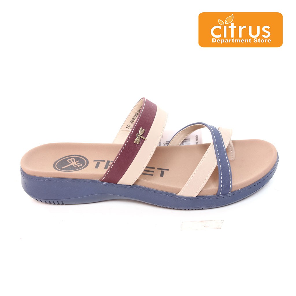  Triset  Sandal  Wanita TF200380306 Beige Shopee  Indonesia