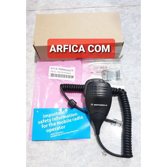 JUAL EXTRAMIC RADIO RIG MOTOROLA GM 338 GM338 - EXTRA MIC RIG MOTOROLA GM338