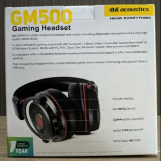 dbE GM 500 | GM500 Gaming Headset - 7.1 Surround Headphone