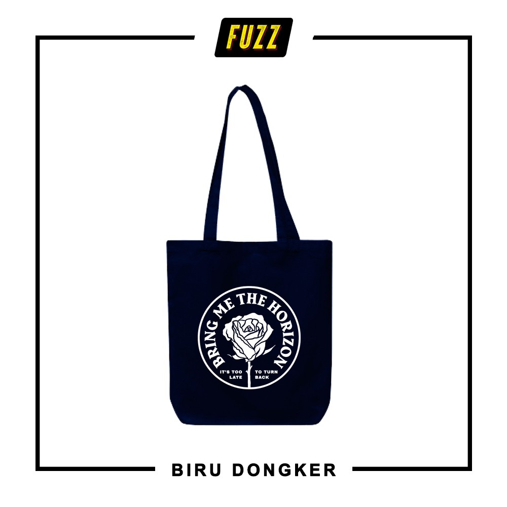 Totebag Tas Jinjing Band Bring Me The Horizon Pria Dan Wanita Tote Bag BMTH Sekolah Kerja Kampus