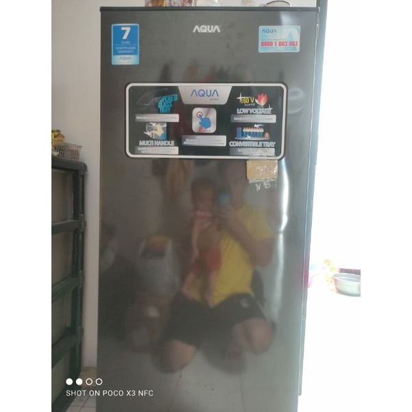 Kulkas 1 pintu Aqua Bekas. FREE ONGKIR BEKASI DAN SEKITARNYA