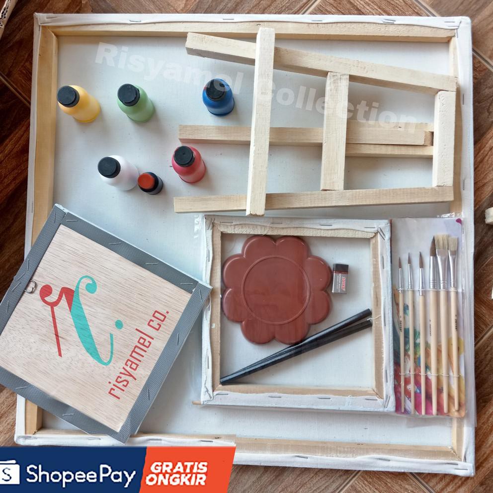 

PAKET LENGKAP MELUKIS - PAKET CAT LUKIS 1 SET AKRILIK (ACRYLIC PAINT) DAN WATERCOLOUR ≛∞ Terlaris