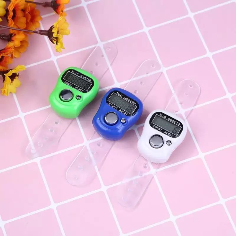 [BISA COD] Tasbih Digital Mini Alat Hitung Digital Led Elektronik Hand Counting