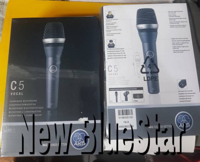 Microphone Condensor AKG C5 Original Mic Kabel AKG C 5