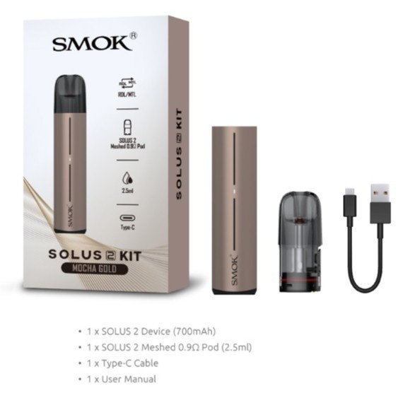 SMOK SOLUS NEW SMOK SOLUS 2 KIT 700MAH 100% AUTHENTIC DEVICE