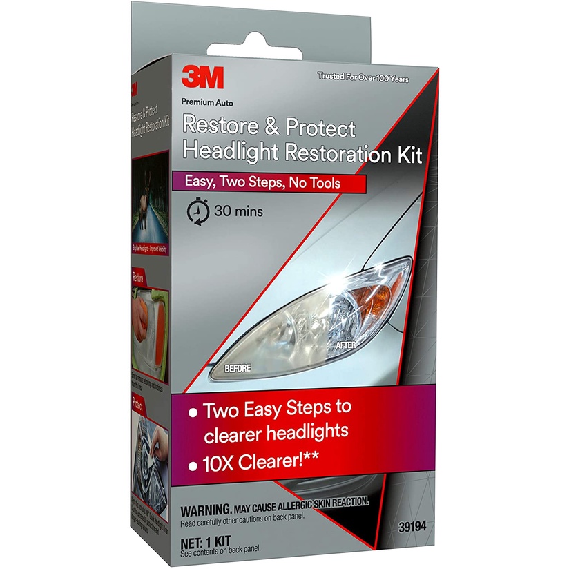 3M Auto Restore and Protect Headlight Restoration Kit 39194