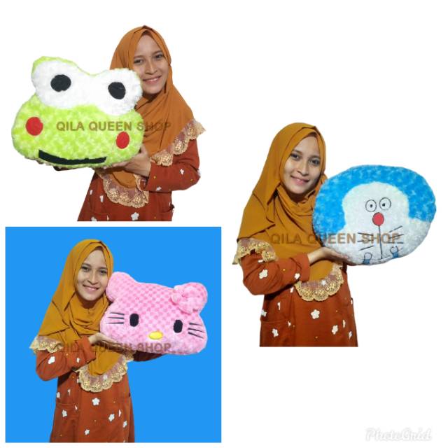 TERMURAH BANTAL kepala karakter RASFUR MURAH boneka