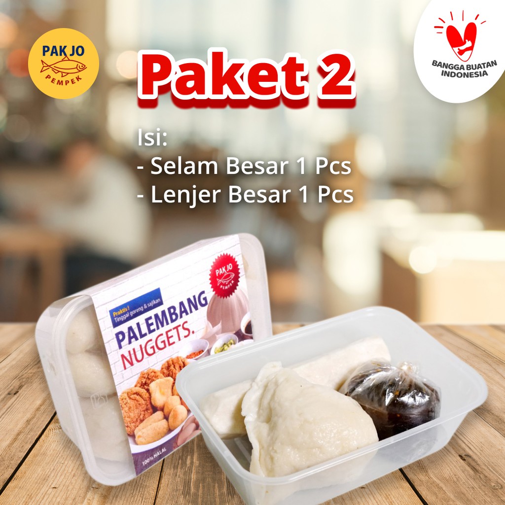 

Pempek Pak Jo ( Paket 2 )/Pempek Pakjo/Pempek Palembang/Pempek Enak