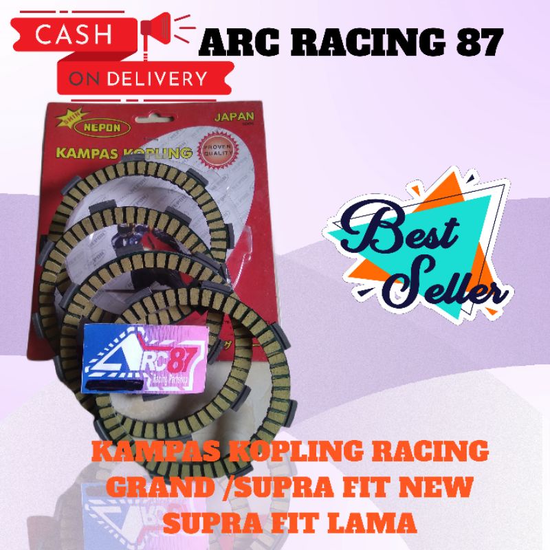 KAMPAS KOPLING RACING GRAND /SUPRA FIT NEW /SUPRA FIT LAMA