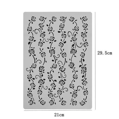 

Dijual Plastic Stencil - Stensil Dekorasi Motif_Grs09 Trendi