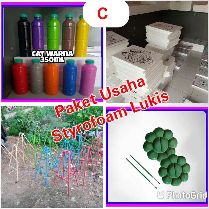 

Paket C Usaha Sterofoam Lukis Mewarnai Murah