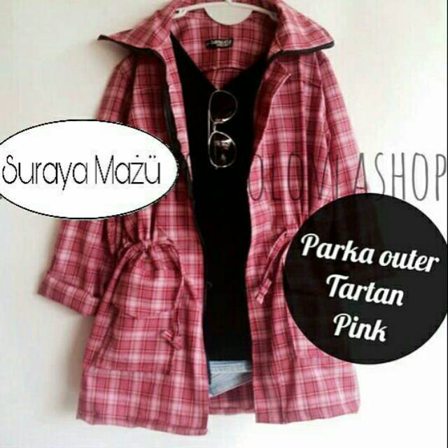 Parka Outer Tartan Pink