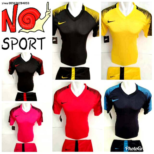 Jersey bola setelan futsal kostum voli
