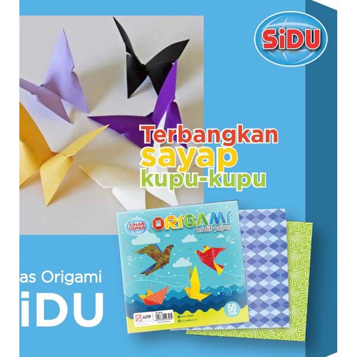 

Senikertas- Origami Bermotif Sinar Dunia 16X16 Cm 50 Lembar -Kertas-Seni.