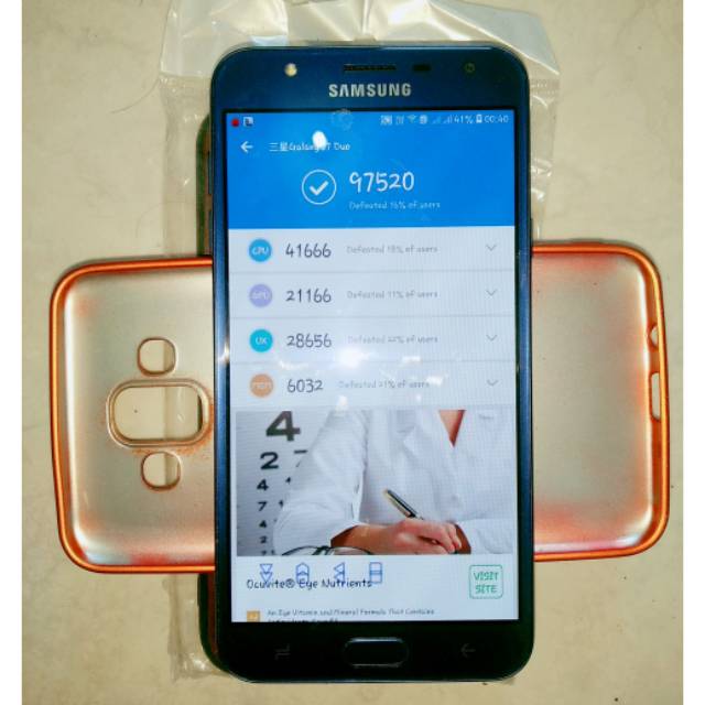 Samsung J7 duo bekas beberapa minggu, mulus terawat, dan nota pembelian. Free bonus softcase.