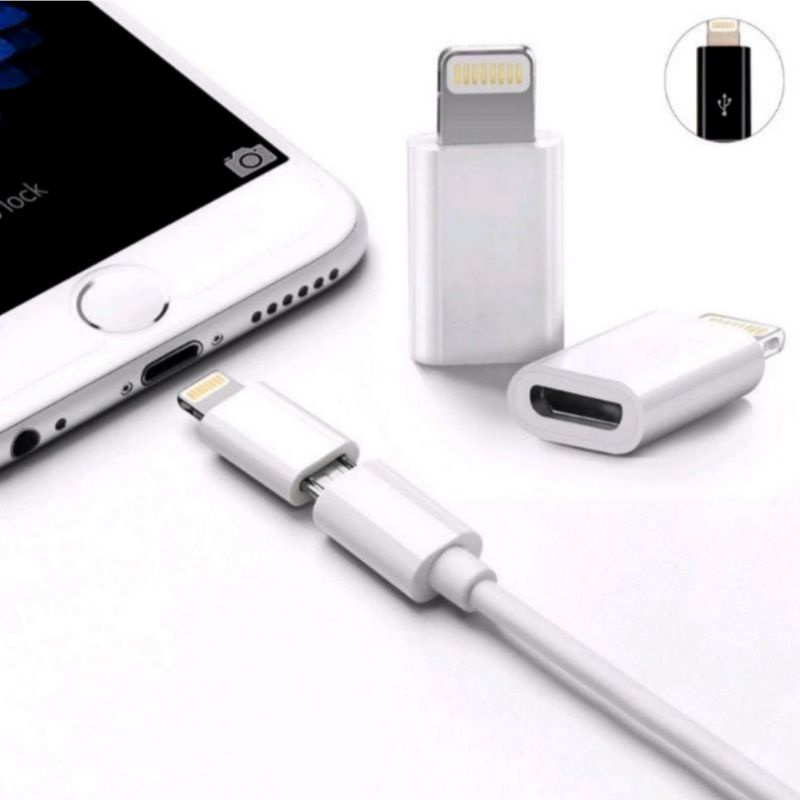Sambungan Kabel Micro Usb to Type C, Micro Usb to Lightning