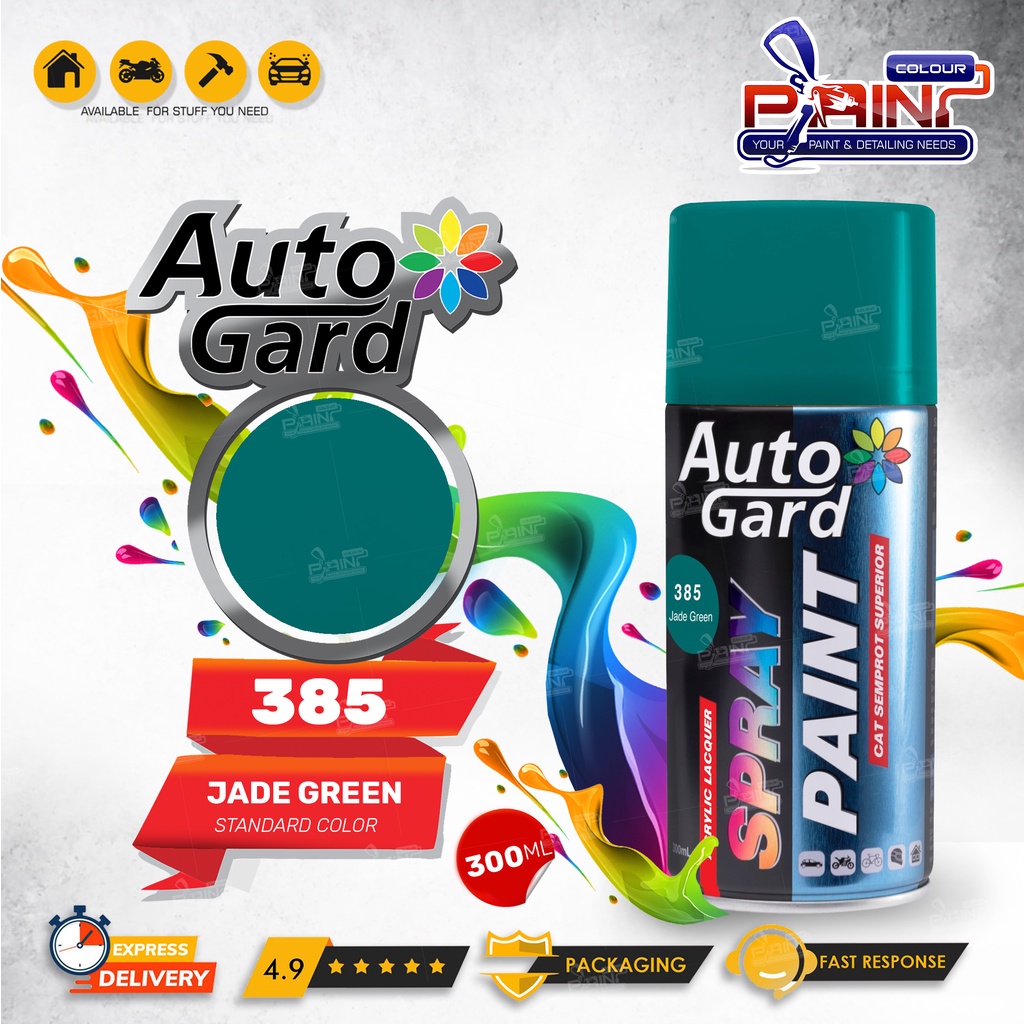 AutoGard Jade Green AG-385 Cat Semprot Akrilik Mobil Motor Helm