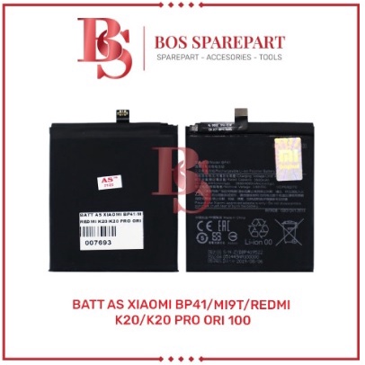 BATTERY AS XIAOMI BP41 / MI9T / REDMI K20 / K20 PRO ORI 100