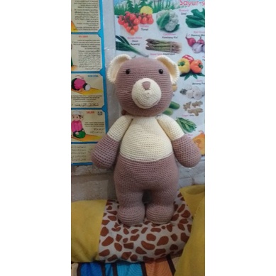 boneka rajut beruang
