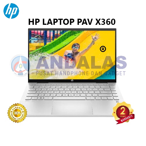 Hp Laptop Pav X360 Conv 14-DY0064TU-FHD Touch 14-8GB-SSD 512GB-Silver