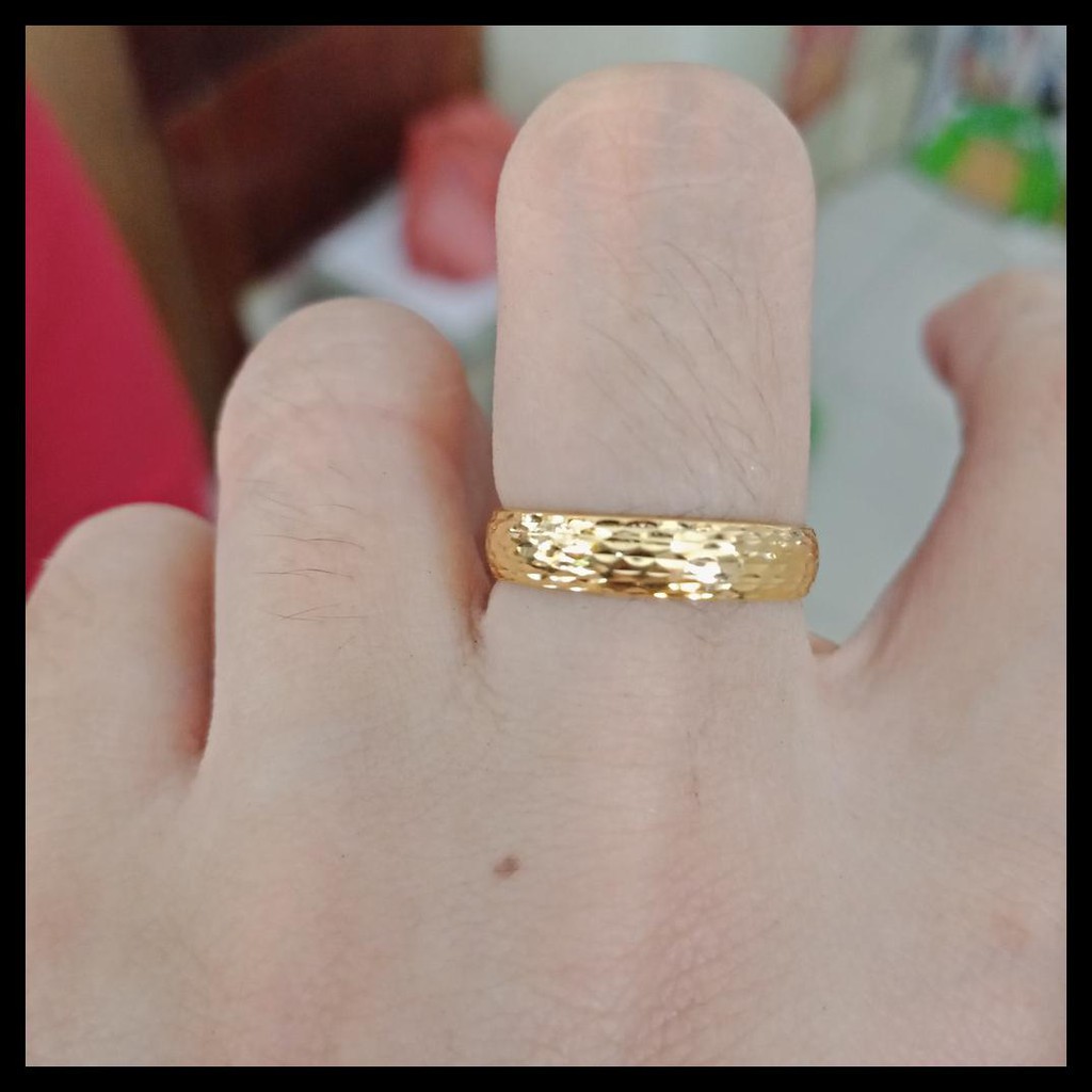 {BISA COD} cincin emas asli model shogun kadar 700 70% 18k 22 0,5gram 1gram 8 9 10 11 12 13 14 15 16