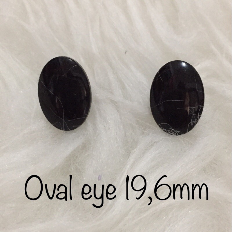 mata boneka oval 20mm oval safety eyes