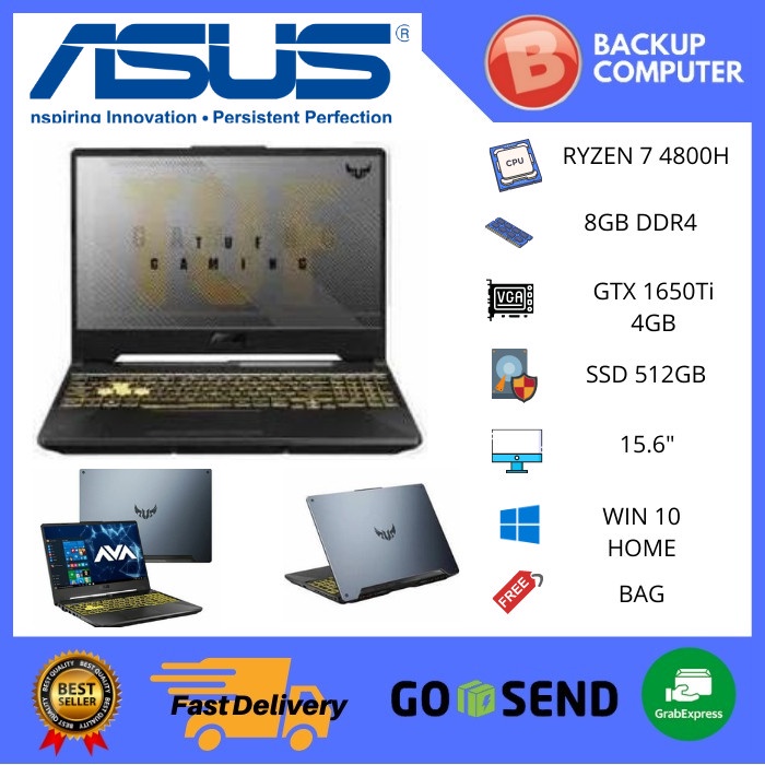Jual Asus TUF GAMING FX506II R75TB6T R7 4800H | Shopee Indonesia