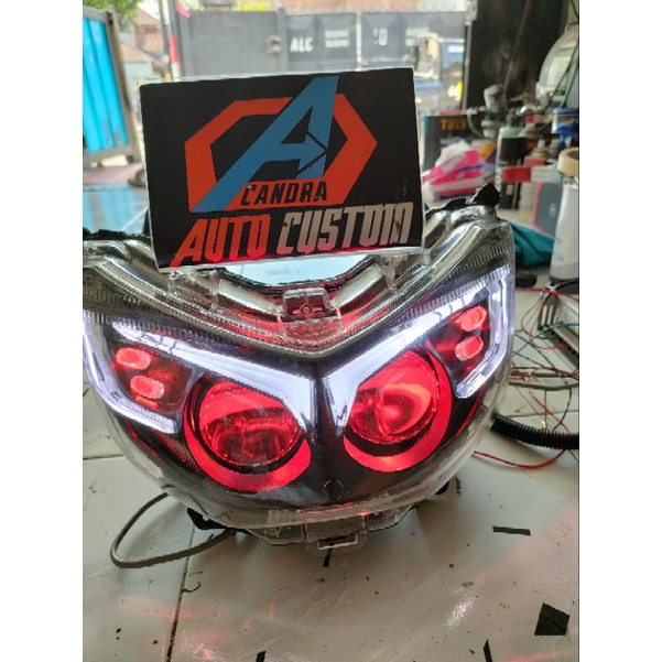 Headlamp nmax old doble projie