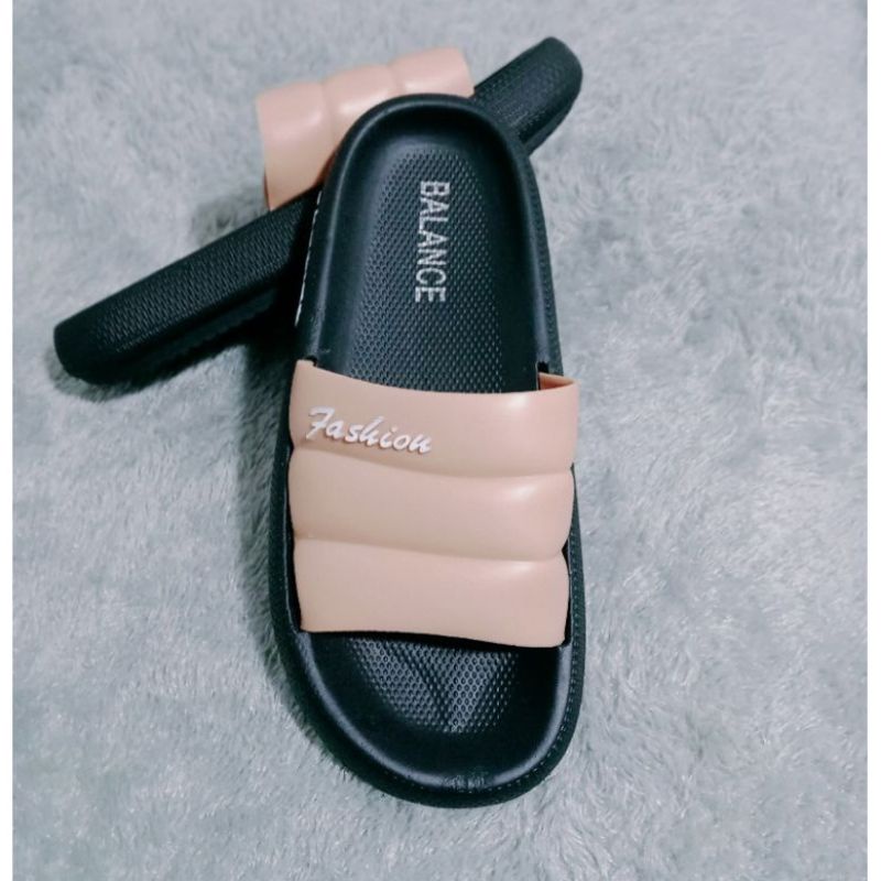 Sandal Slide Wanita Kekinian Sandal Slop Wanita Sandal Korean Style