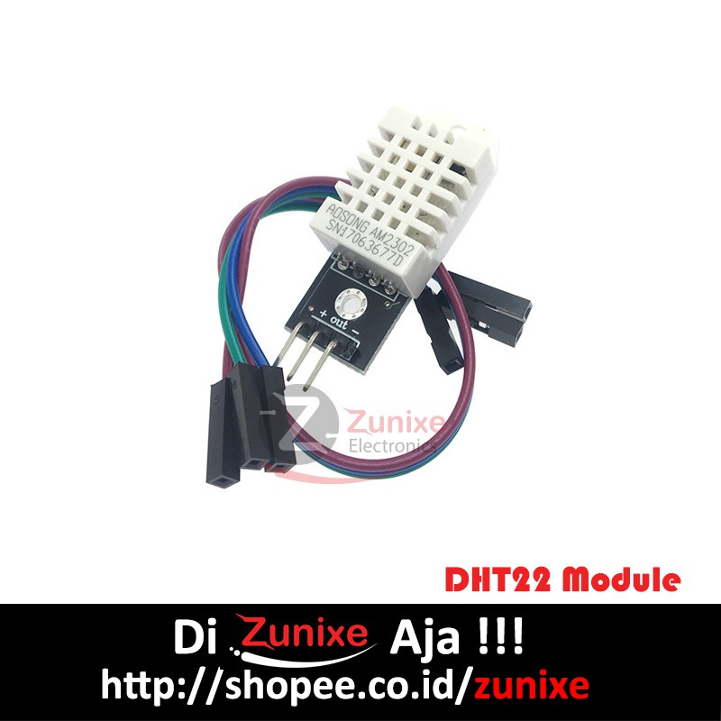 DHT22 DIGITAL TEMPERATURE AND HUMIDITY SENSOR AM2302 MODULE + KABEL