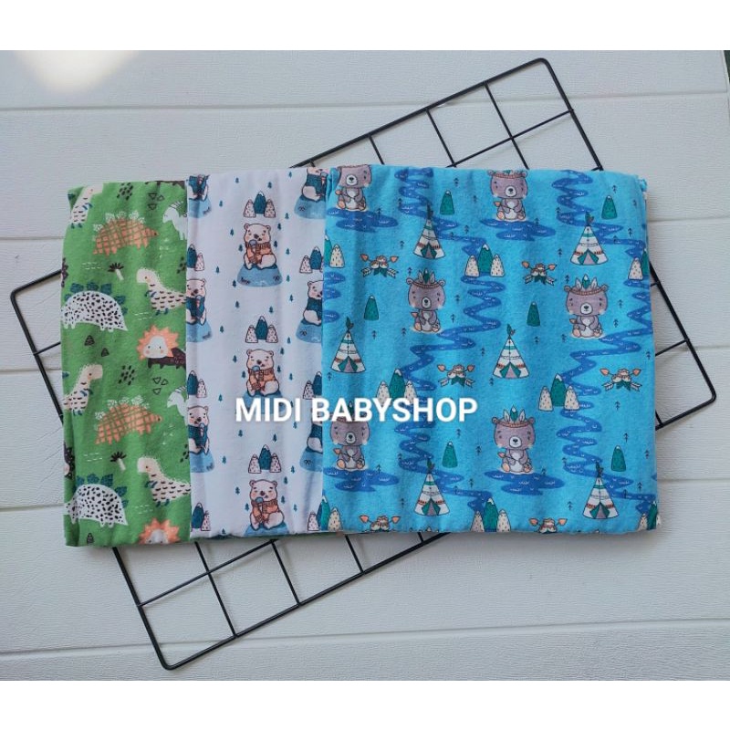 1 Pcs Bedong bayi flanel jumbo vinata nia SNI