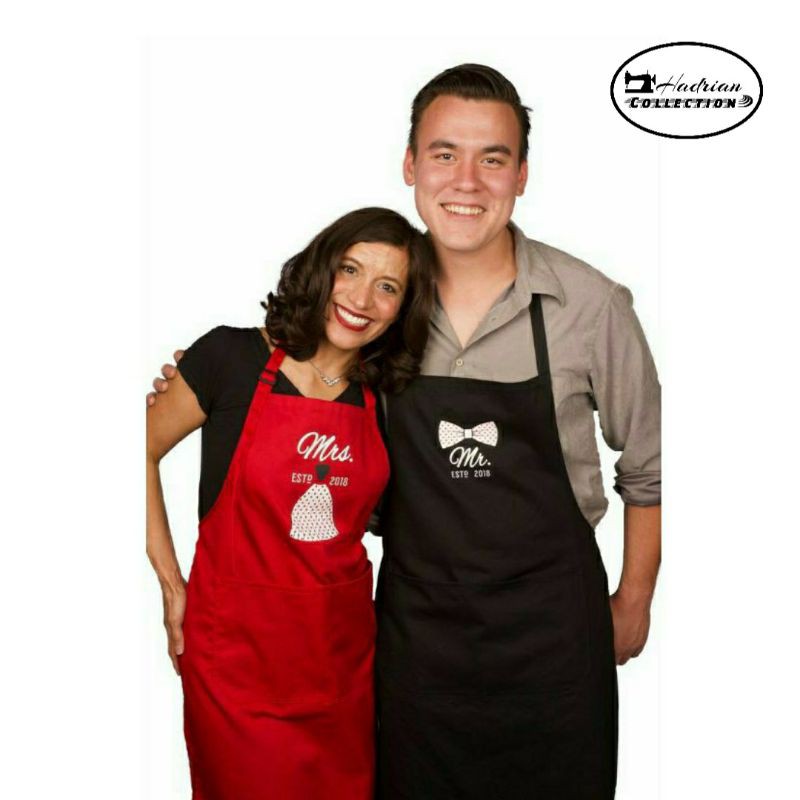 Celemek apron Custom Celemek Dapur Celemek masak Celemek waitres Celemek Barista Celemek grosir murah.