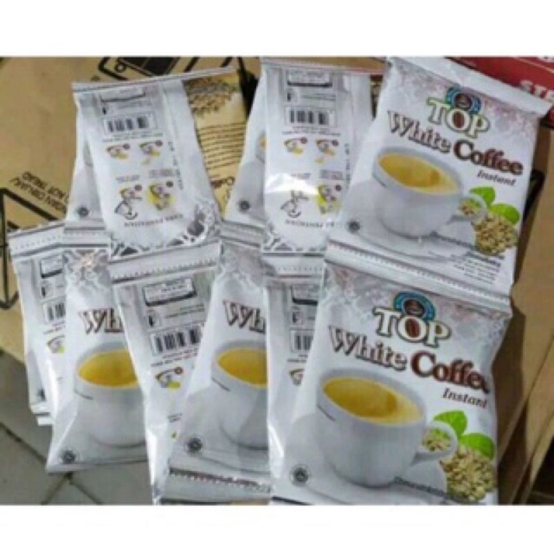 

TOP WHITE COFFE WHAIT KOPI KOPI LUWAK RENCENG SACHET WHITE KOFI