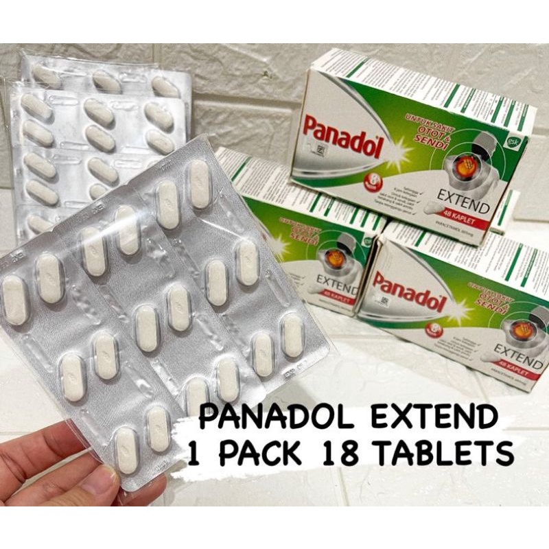 panadol extend nyeri otot dan sendi 1pak 18 tablet Malaysia import