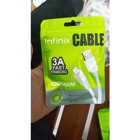 KABEL DATA INFINIX MICRO USB FAST CHARGING ORIGINAL 100%