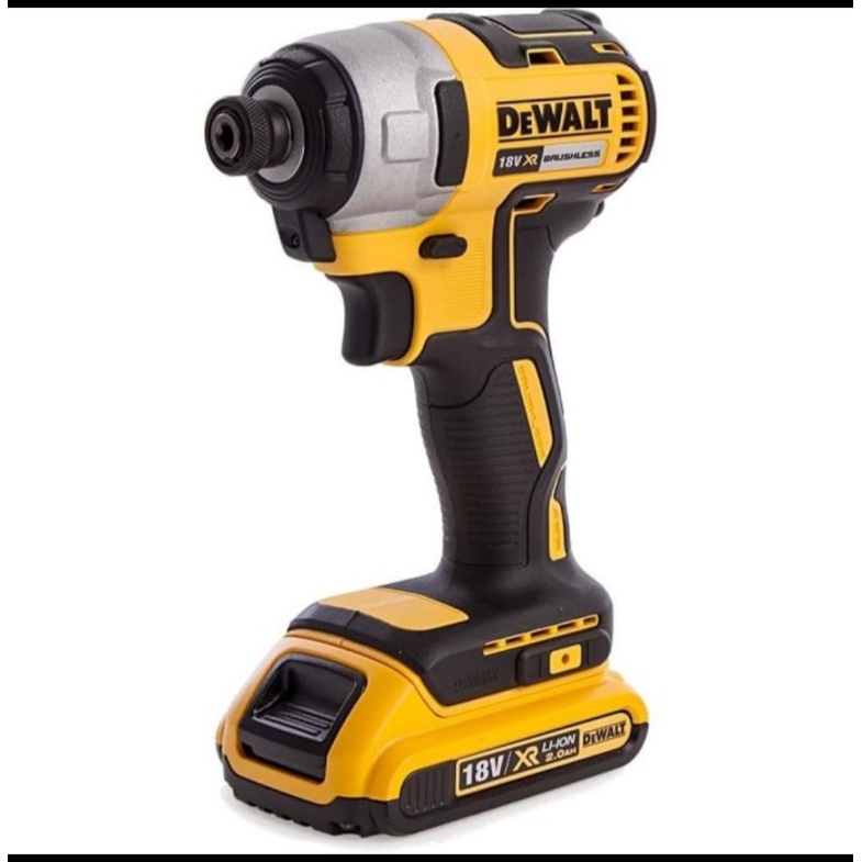 DEWALT MESIN IMPACK DRIVER OBENG 1/4 CORDLESS BRUSHLESS  DCF787D2