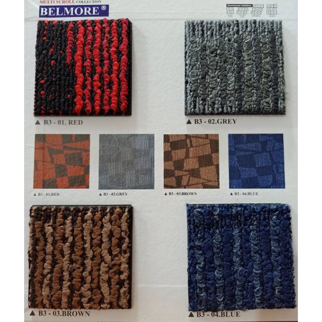 Karpet tile belmore motif