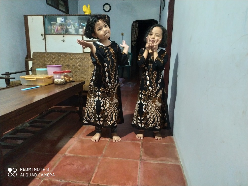 Batik Anak Perempuan Sogan Original Untuk Usia 2-10th Termurah