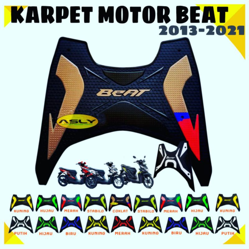KARPET MOTOR BEAT 2012-2021 AKSESORIS MOTOR