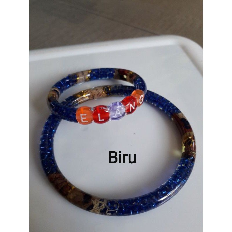COUPLE IBU DAN ANAK GELANG NAMA SAWAN [MINYAK ZAITUN]
