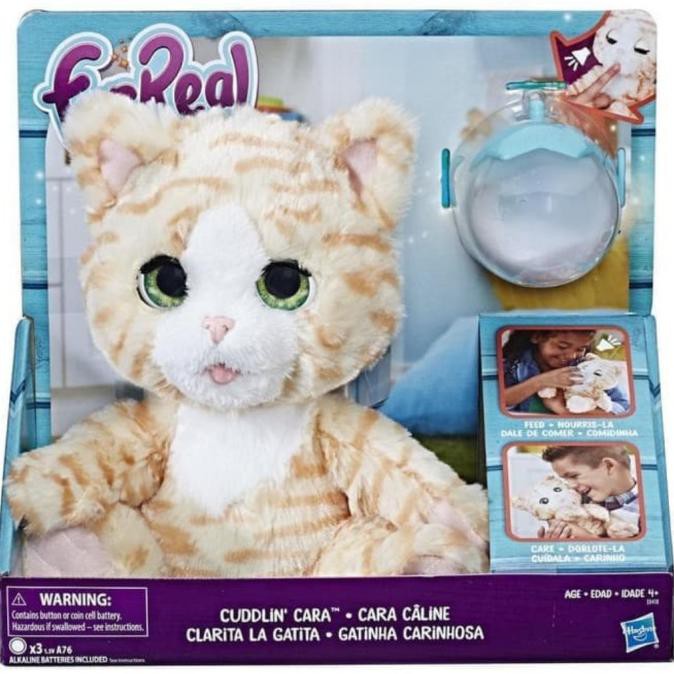 NEW Hasbro furreal friends cuddle cara cat boneka kucing fur real original BERKUALITAS